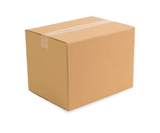 Collage de cajas de carton corrugado