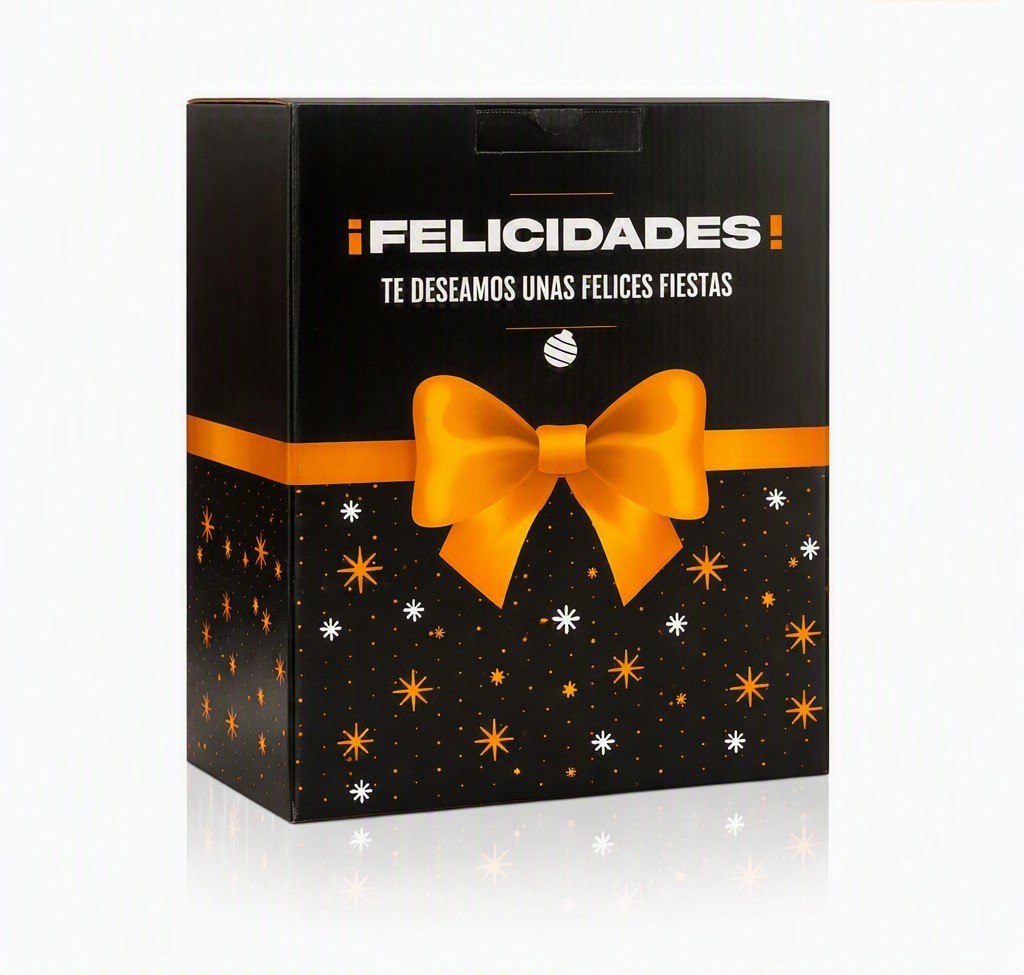 Valijines navideños en versiones rojo, azul y verde