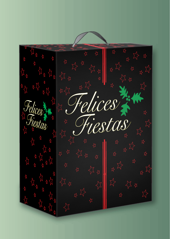 Caja Navideña Felices Fiestas